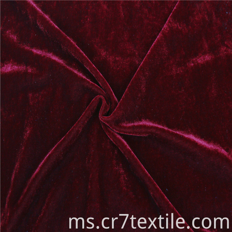 Custom Dyed Sleepwear Velvet Fabric